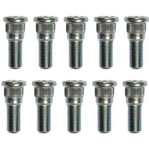 10 Wheel Lug Studs for Chrysler 89-65 for Dodge 97-62 Jeep 86-74, Plymouth 89-6