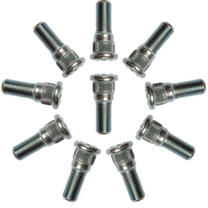 10 Wheel Lug Studs for Chrysler 89-65 for Dodge 97-62 Jeep 86-74, Plymouth 89-6