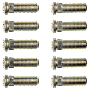 10 Wheel Lug Studs (Dorman #610-138) 1-17/32 In. Length, 1/2-20, .535 In. Knurl