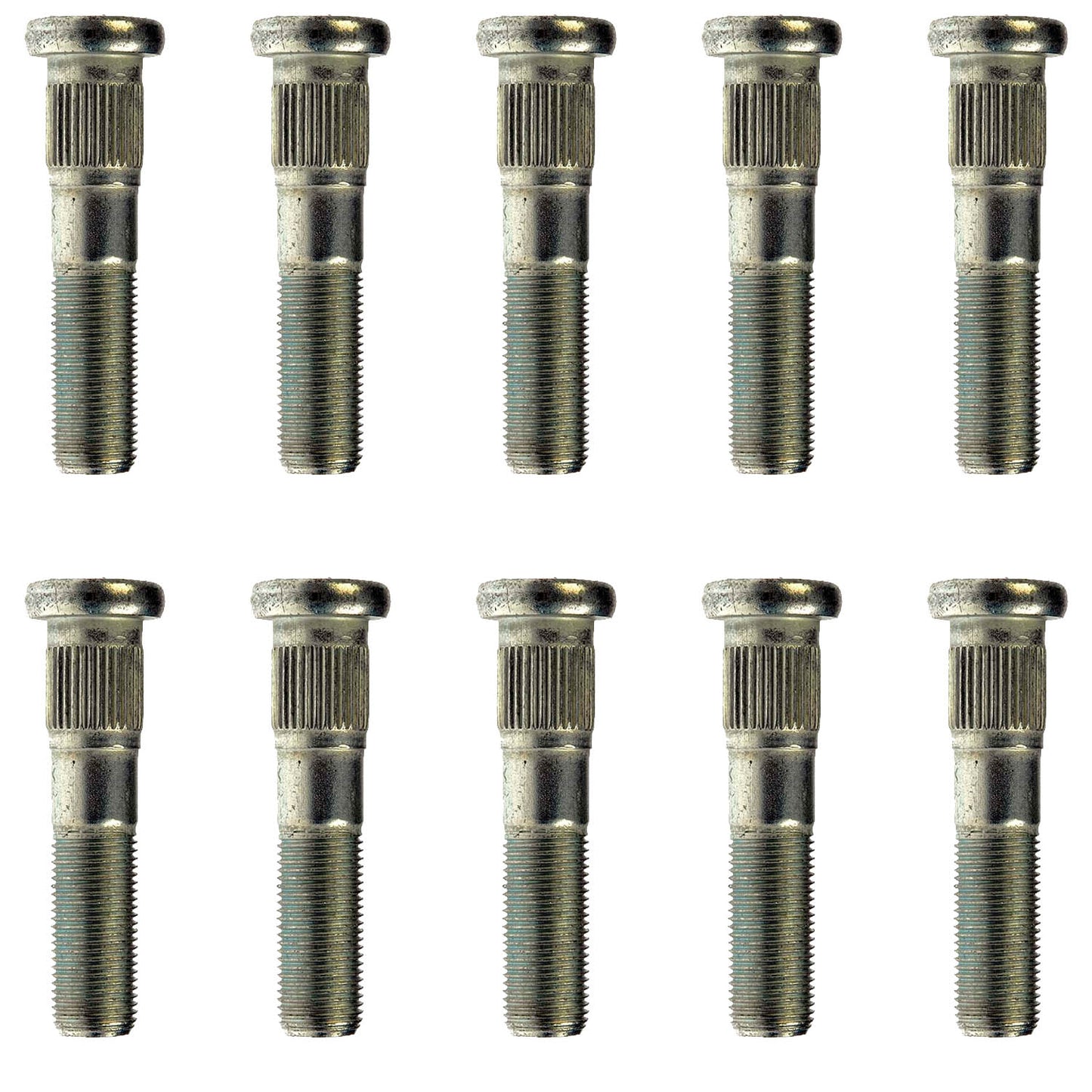 10 Wheel Lug Studs Dorman 610-158 11/16-16 Serrated - .764 In. Knurl, 3-1/4 In.