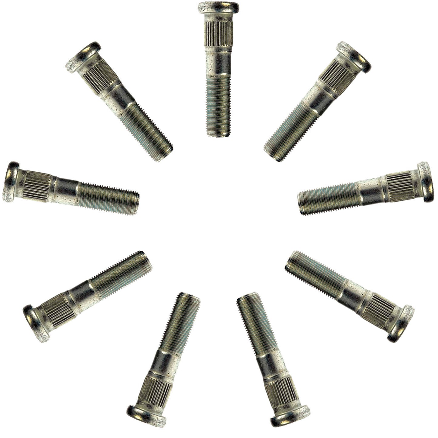 10 Wheel Lug Studs Dorman 610-158 11/16-16 Serrated - .764 In. Knurl, 3-1/4 In.