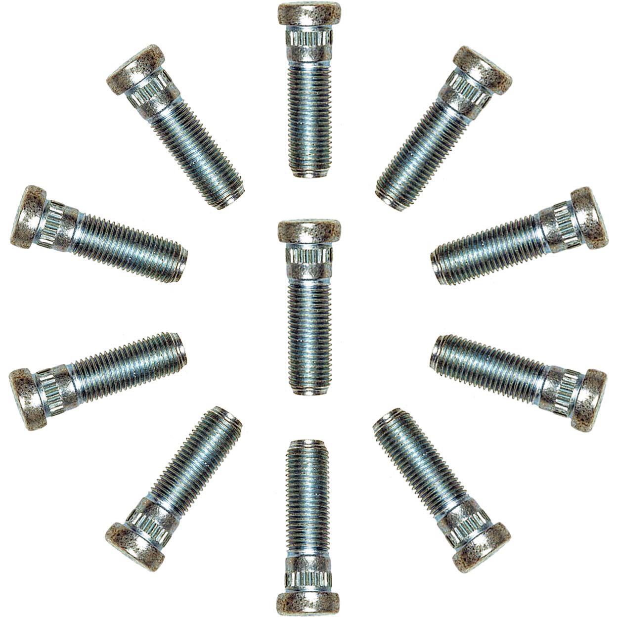 10 Wheel Lug Studs (Dorman #610-186) for CHRYSLER 1991-60, GM 1991-51