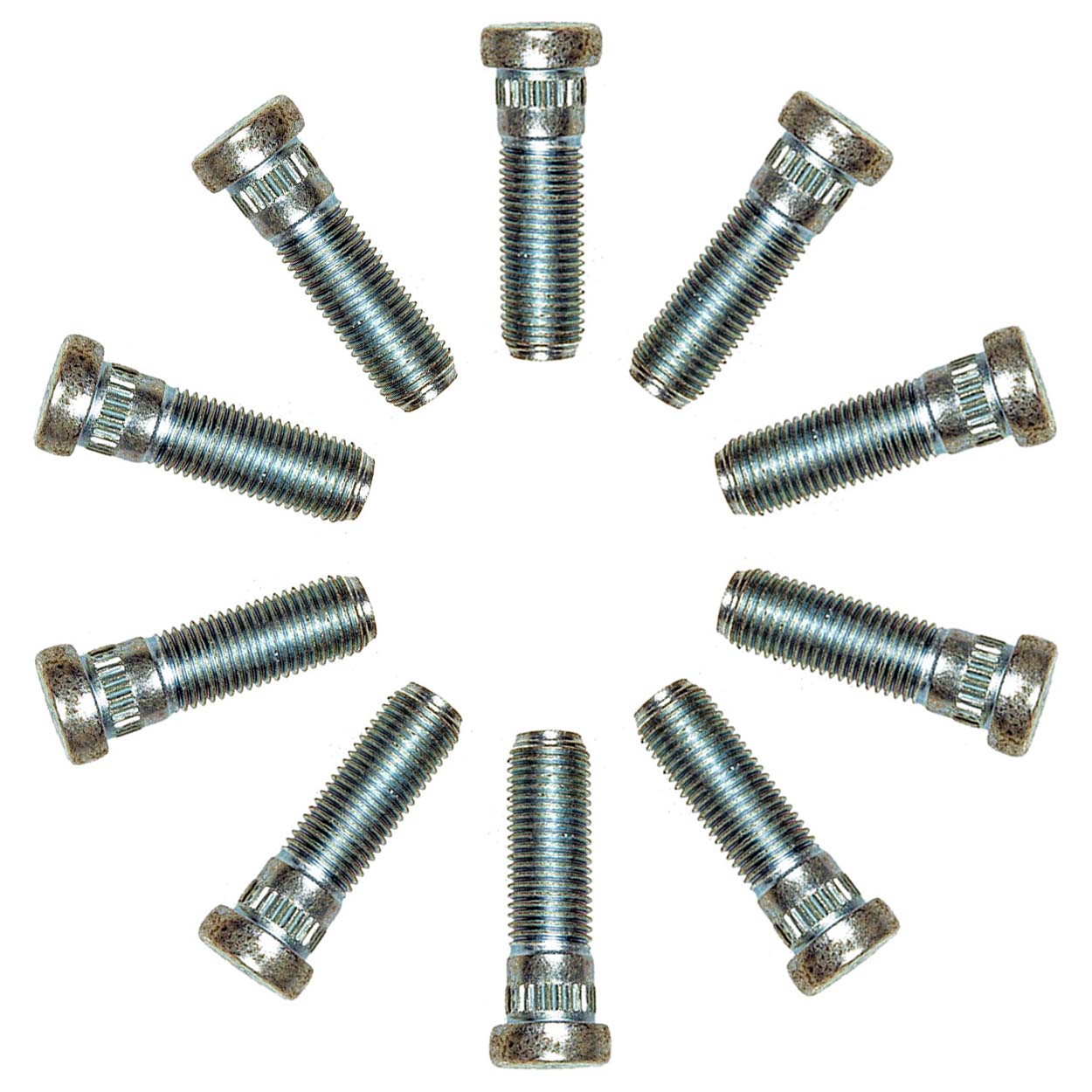 10 Wheel Lug Studs (Dorman #610-186) for CHRYSLER 1991-60, GM 1991-51