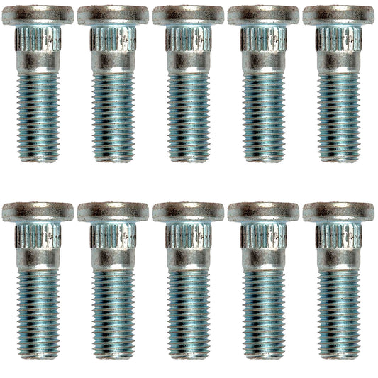 10 Wheel Lug Studs (Dorman #610-295) for Kia Sportage, Ford Probe, Mazda 626