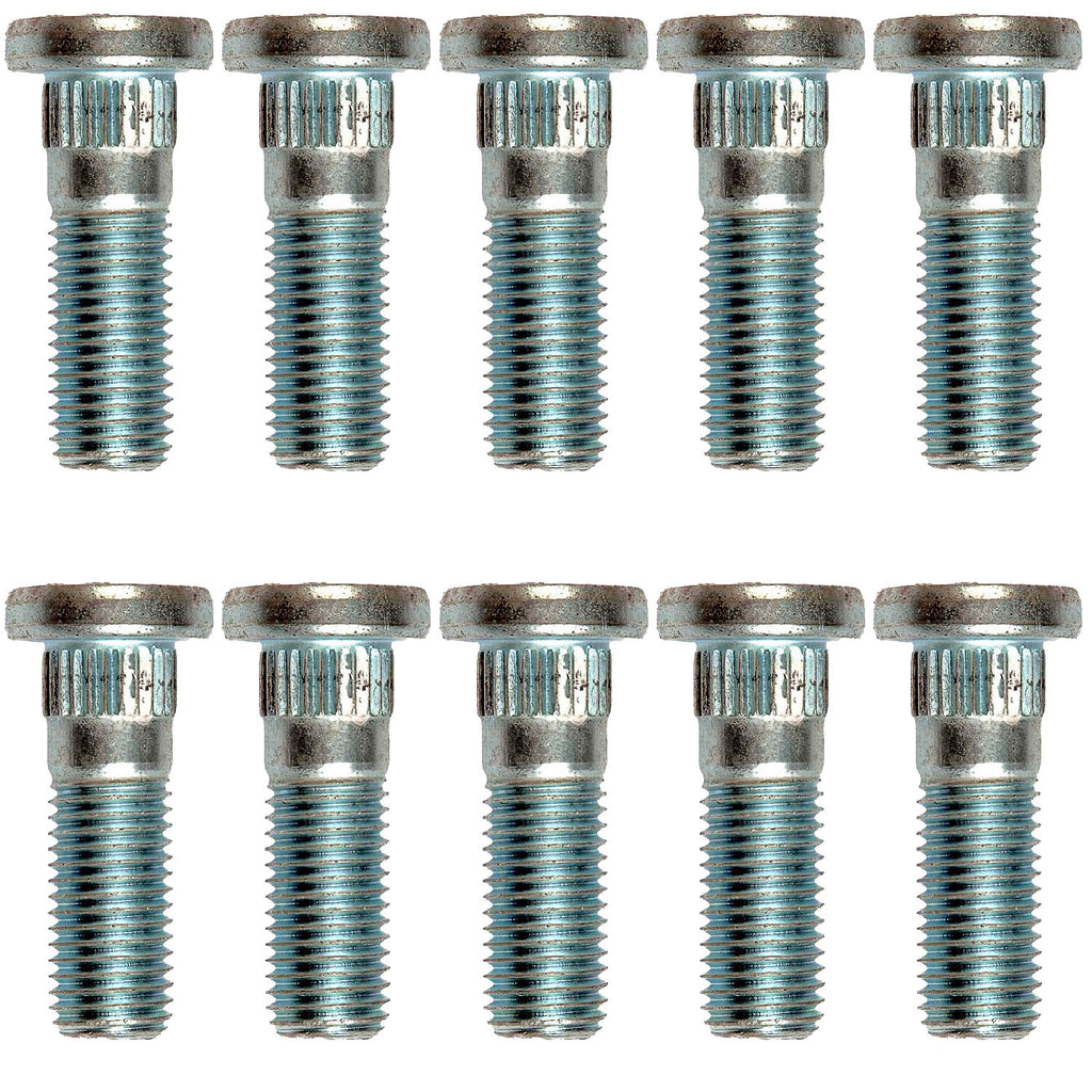 10 Wheel Lug Studs (Dorman #610-295) for Kia Sportage, Ford Probe, Mazda 626