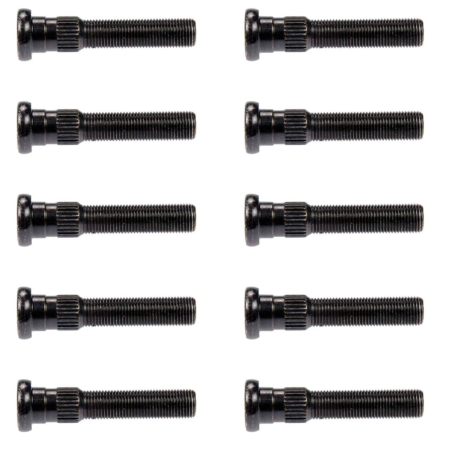 10 Serrated Wheel Studs - 9/16-18 , 3 In. (Dorman# 610-563)