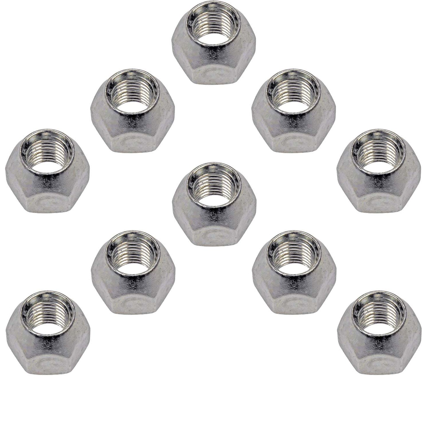 10 Wheel Lug Nut (Dorman #611-066) for Chrysler, GM, Mitsubishi, Toyota