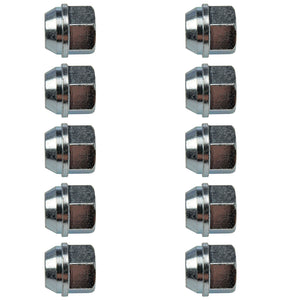 10 Wheel Lug Nut (Dorman #611-112) - M12-1.50 Bulge - 19mm Hex, 20.5mm Length