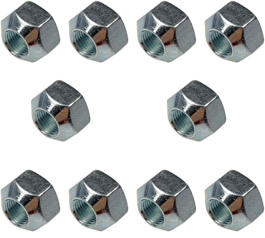 10 Wheel Lug Nut (Dorman 611-125) 9/16-18 - 1 In. Hex, 11/16 In. Length