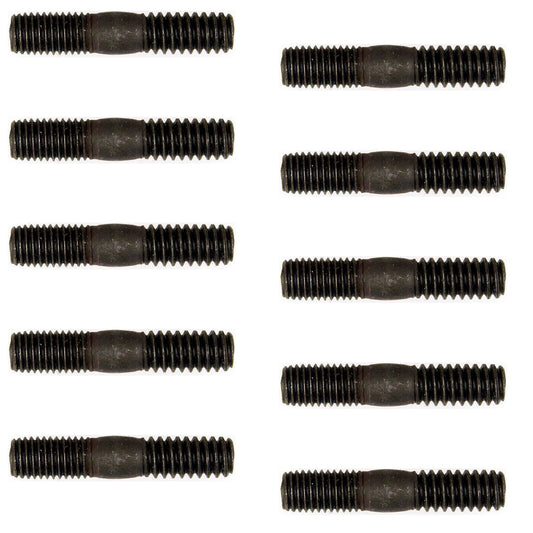 10 Double Ended Stud - 1/4-20 x 1/2 In. and 1/4-28 x 1/2 In. - Dorman# 675-085