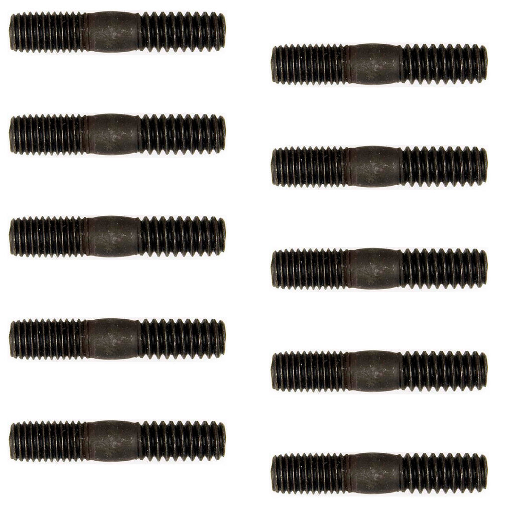 10 Double Ended Stud - 1/4-20 x 1/2 In. and 1/4-28 x 1/2 In. - Dorman# 675-085