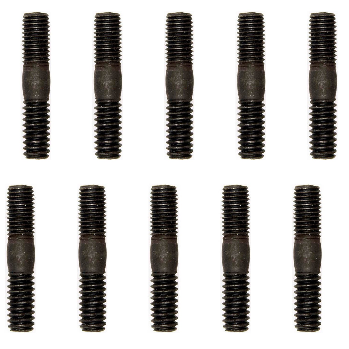 10 Double Ended Stud - 1/4-20 x 1/2 In. and 1/4-28 x 1/2 In. - Dorman# 675-085