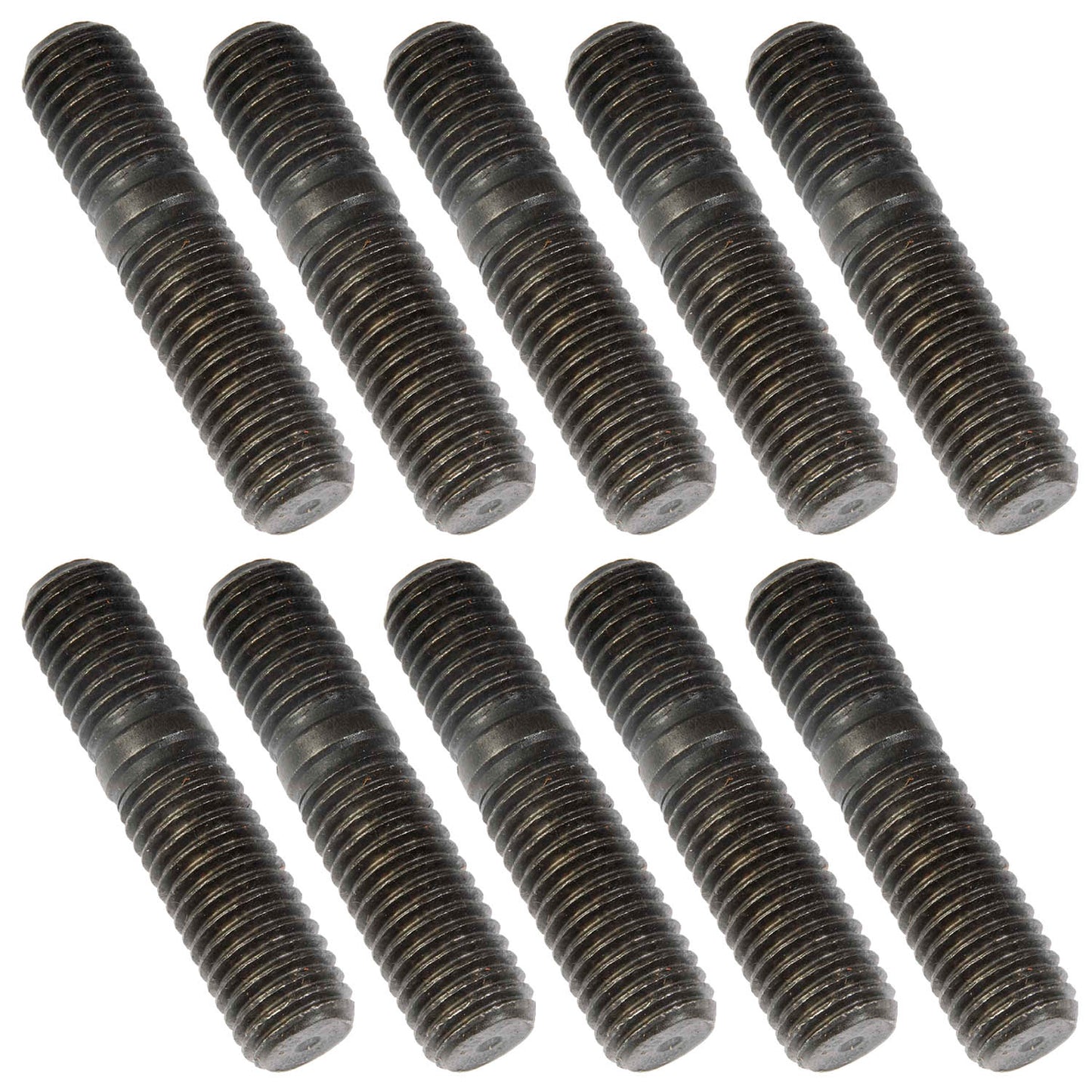 10 Double-Ended Studs Class 10.9 - M6-1.0 x 18mm & M6-1.0 X 7.5mm Dorman 675-317