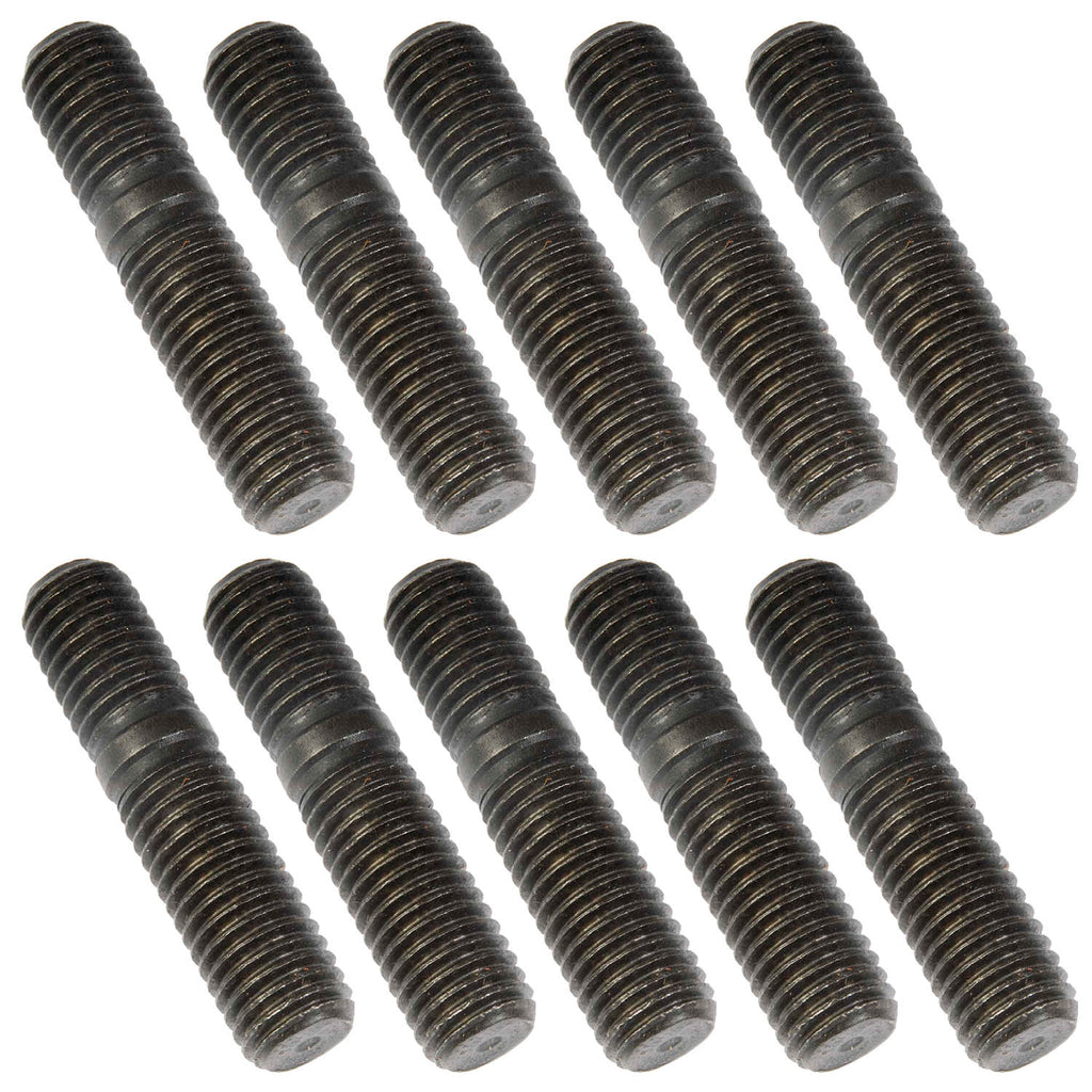 10 Double-Ended Studs Class 10.9 - M6-1.0 x 18mm & M6-1.0 X 7.5mm Dorman 675-317