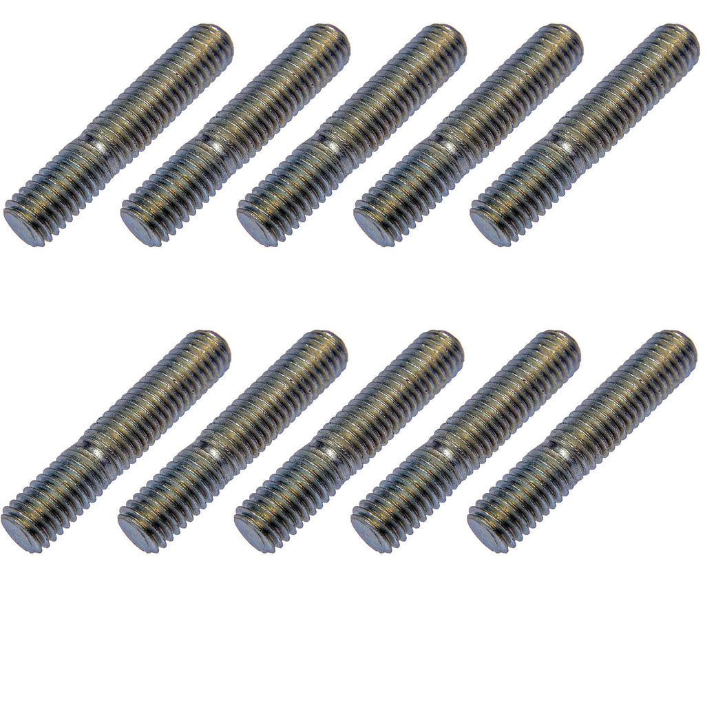 10 Double Ended Stud - M8-1.25 x 21mm and M8-1.25 x 10mm (Dorman #675-332)