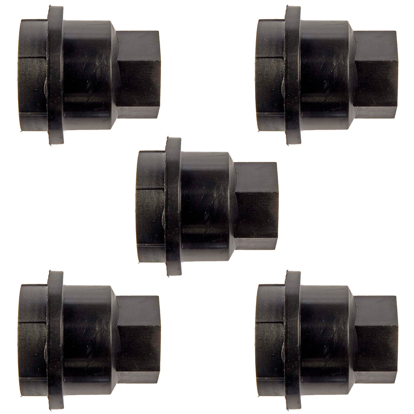 5 Black Wheel Nut Cover M24-2.0 - Dorman# 711-021