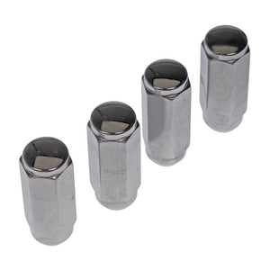 Four (4) Wheel Nut Chrome Duplex Acorn Extra Long 9/16-18 (Dorman #711-514)