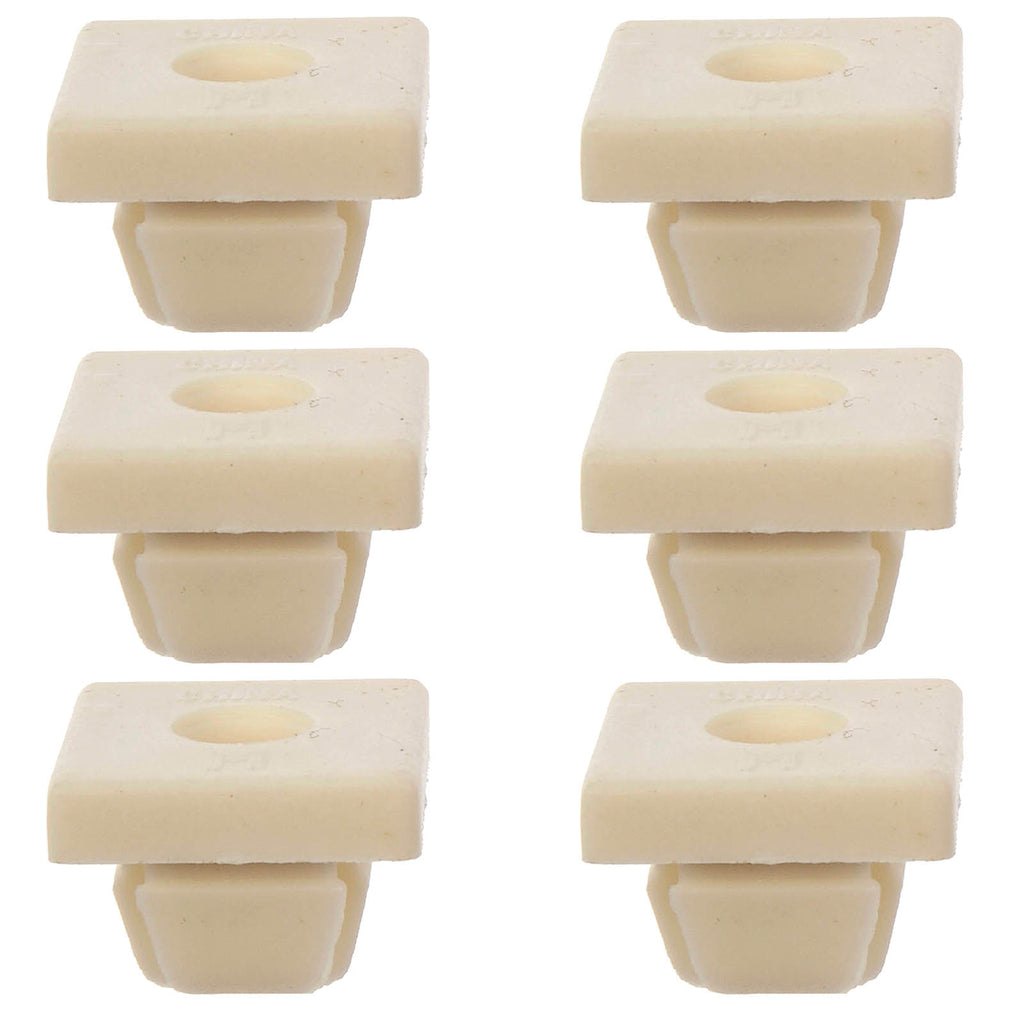 6 License Plate Fasteners- Nylon Nut Insert - M6, No 14, 1/4 In - Dorman 785-106