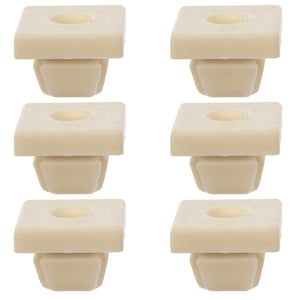 6 License Plate Fasteners- Nylon Nut Insert - M6, No 14, 1/4 In - Dorman 785-106
