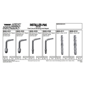 8 Piece Fuel Line Repair Kit - Dorman 800-299