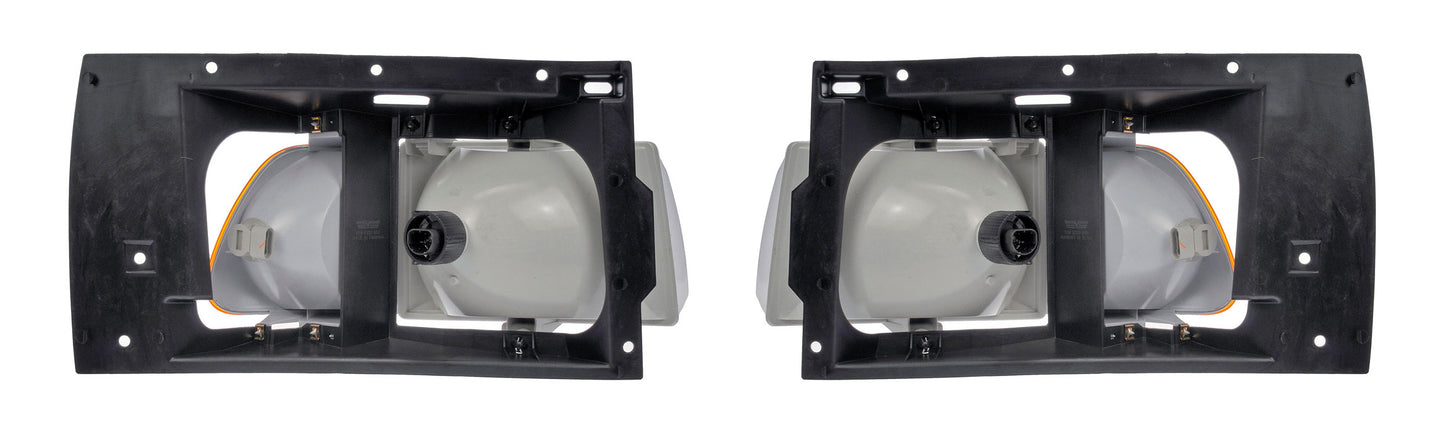 PR of Left & Right H/Duty Headlights for 99-09 Sterling Dorman 888-5301 888-5302