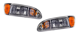 Set of Heavy Duty Left & Right Headlights for 08-10 Peterbuilt 387