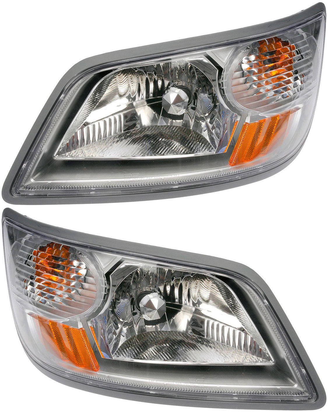 Kit of Left & Right Headlights Dorman 888-5759, 888-5760 Fits 06-14 Hino