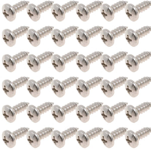 Stainless Steel Self Tapping Screw, Pan Phillips, No10x1/2