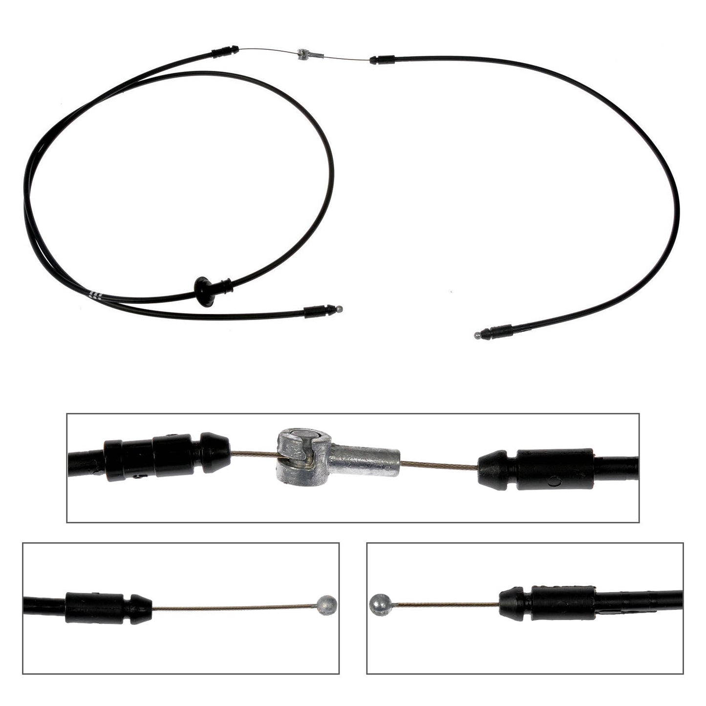 Hood Release Cable Without Handle - Dorman# 912-138 Fits 11-13 Kia Sorento