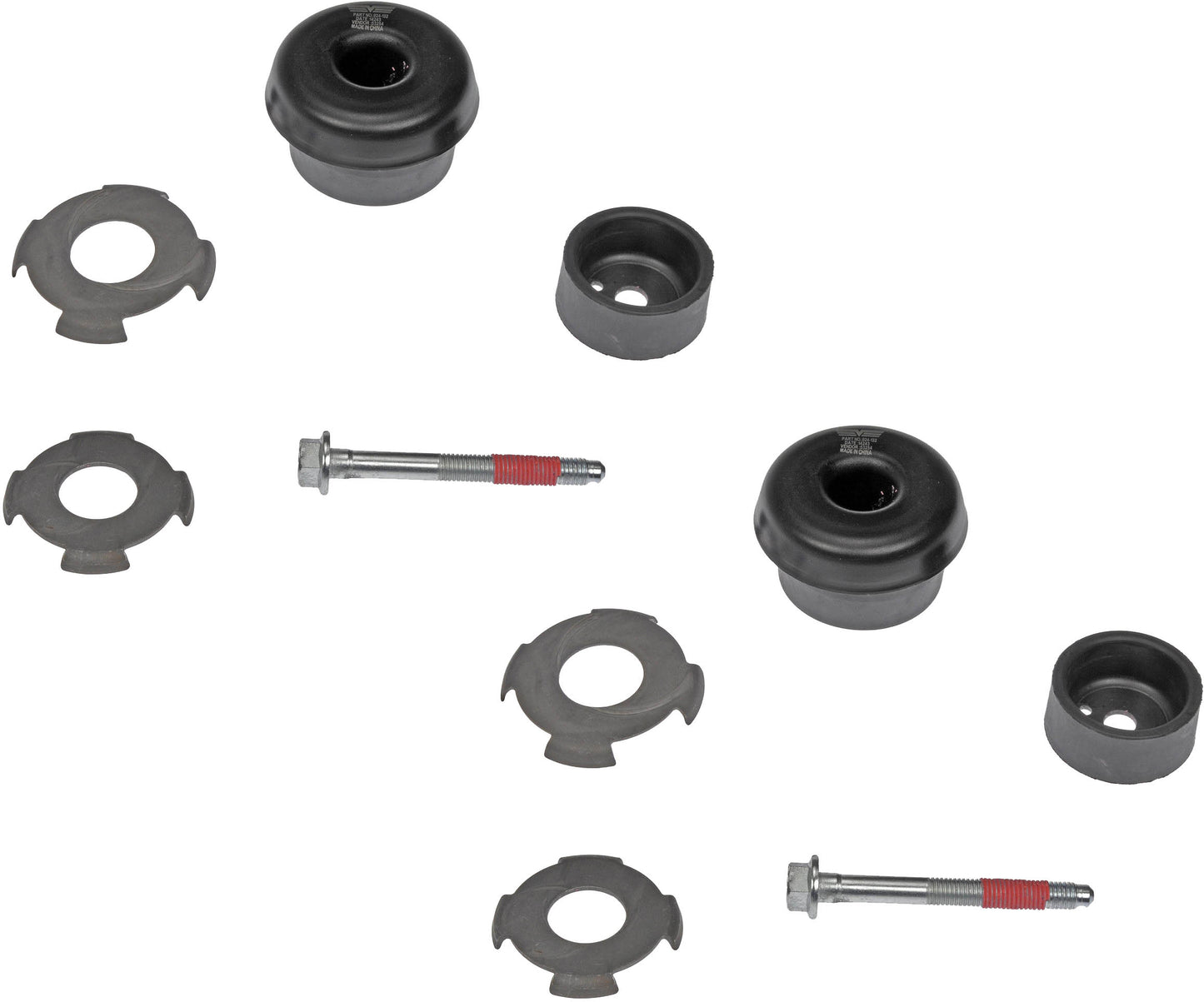 Kit of 2 Body Mount Kits - Dorman# 924-132 Fits 07-14 Cadillac Chevrolet