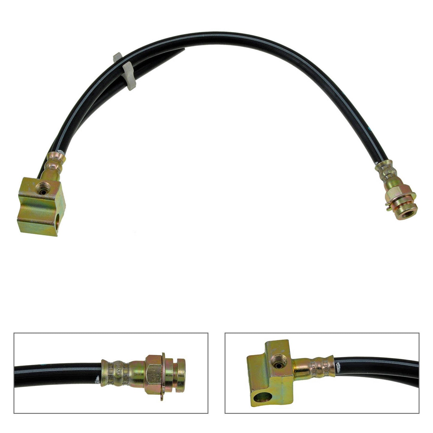 Rear Center Brake Hydraulic Hose - Dorman# H38642 for 89-91 Ford F53, Ford F59