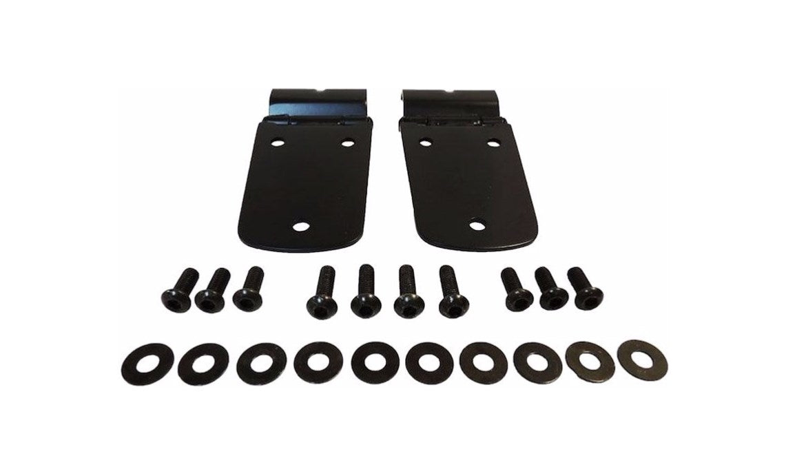 Hinge Set, Hood, Black Stainless - Crown# RT34091