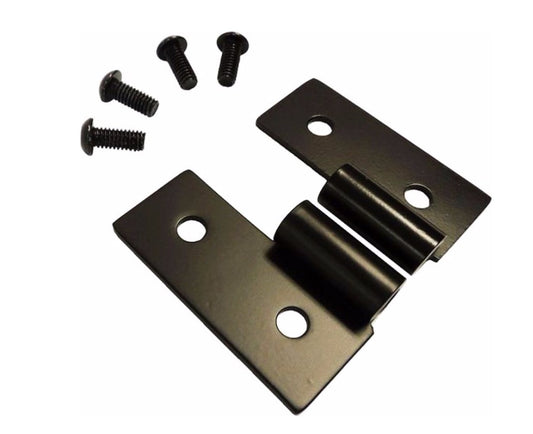 Bracket Set, Lower Door Hinge, Black Ss - Crown# RT34092