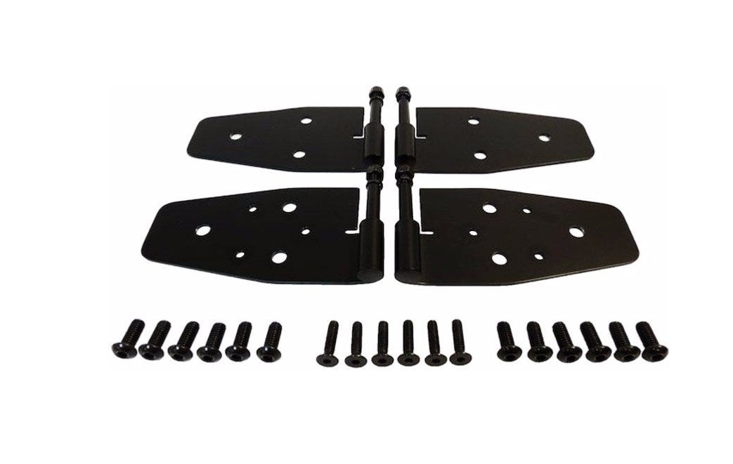 Door Hinge Set, Black Stainless - Crown# RT34094