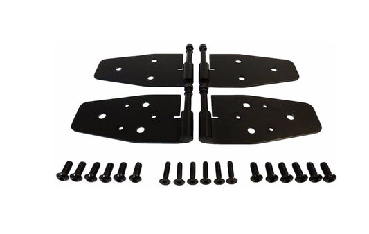 Door Hinge Set, Black Stainless - Crown# RT34094