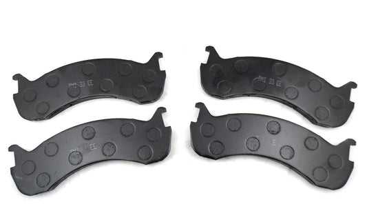 New Set of Front and Rear Disc Brake Pads, Integrally Molded, OE, USA-Made