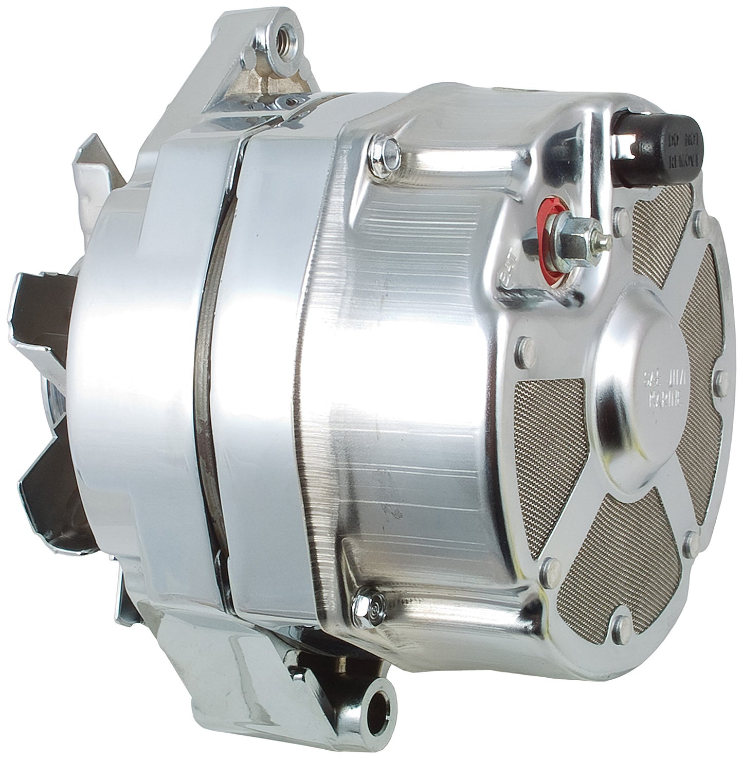 Alternator - 10SI 1 - WIRE CHROME 7152CN - 94A Fits Mercruiser & OMC