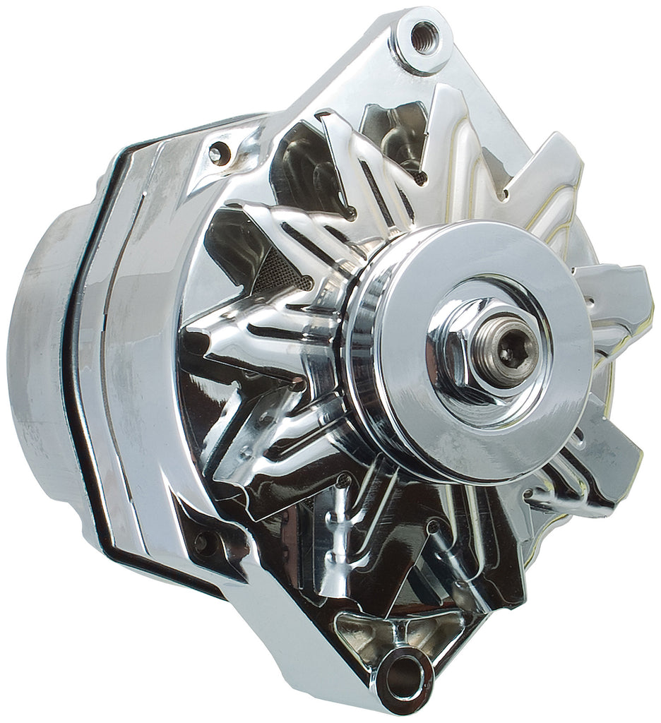 Alternator - 10SI 1 - WIRE CHROME 7152CN - 94A Fits Mercruiser & OMC
