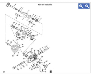 26060073 Front Axle Actuator 88-16 Yukon Silverado Tahoe Sierra Escalade Canyon