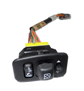 New OEM Power Fold Driver Side Mirror Switch w/ Wire Harness Ford YL7Z-17B676-AA