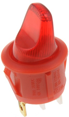 Red Body/Red Toggle Full Glow Switches - Dorman# 84904