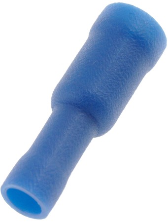 16-14 Gauge Female Bullet Connector, .188 In., Blue - Dorman# 85456