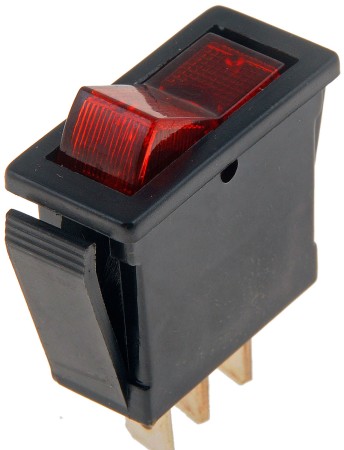 Electrical Switches - Rocker - Rectangular Style - Red Glow - Dorman# 85920