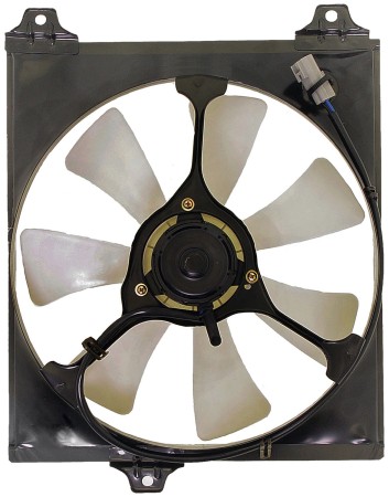 A/C Condenser Radiator Fan Assembly (Dorman 620-519) w/ Shroud, Motor & Blade