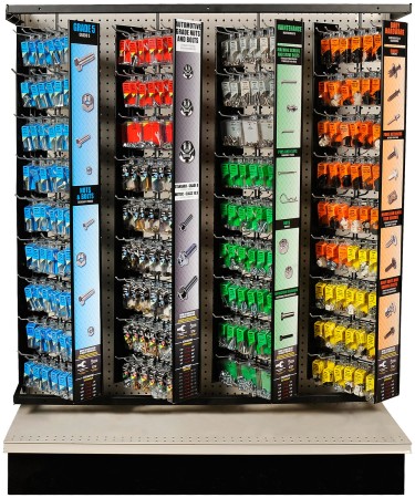 Fastener Spinner Assortment With 389 Skus From 9 Managed Levels - Dorman# 110531