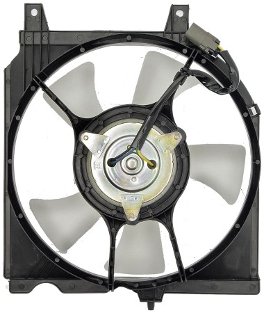 A/C Condenser Radiator Fan Assembly (Dorman 620-408) w/ Shroud, Motor & Blade