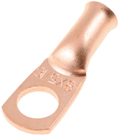 8 Gauge 5/16 In. Copper Ring Lug - Dorman# 85639
