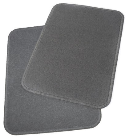 Two New Grey Rear OEM Carpeted Mats for Ford 01-07 Taurus 1F1Z5413106AAB