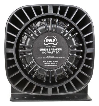 Wolo Siren Speaker Model 4005 - 100 Watt, Compact, Easy Mounting
