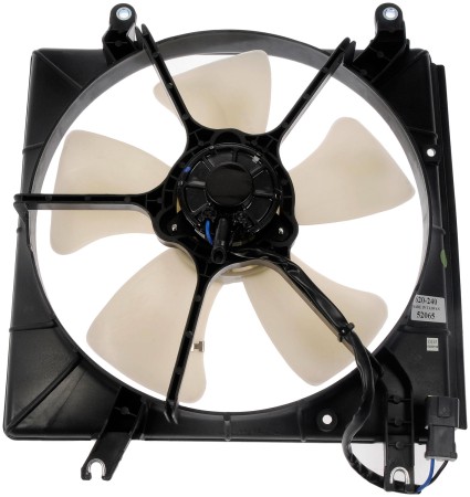 Engine Cooling Radiator Fan Assm. (Dorman 620-240) w/ Shroud, Motor & 5-Blades